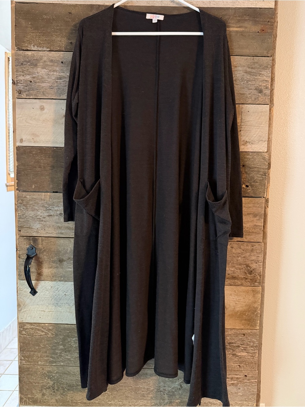 Long Open-Front Duster Cardigan